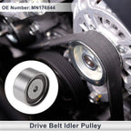 Drive Belt Idler Pulley for Mitsubishi L200 (2006–2015) No.MN176844