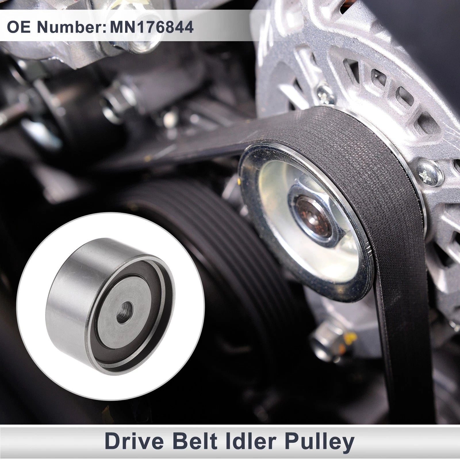 Drive Belt Idler Pulley for Mitsubishi L200 (2006–2015) No.MN176844