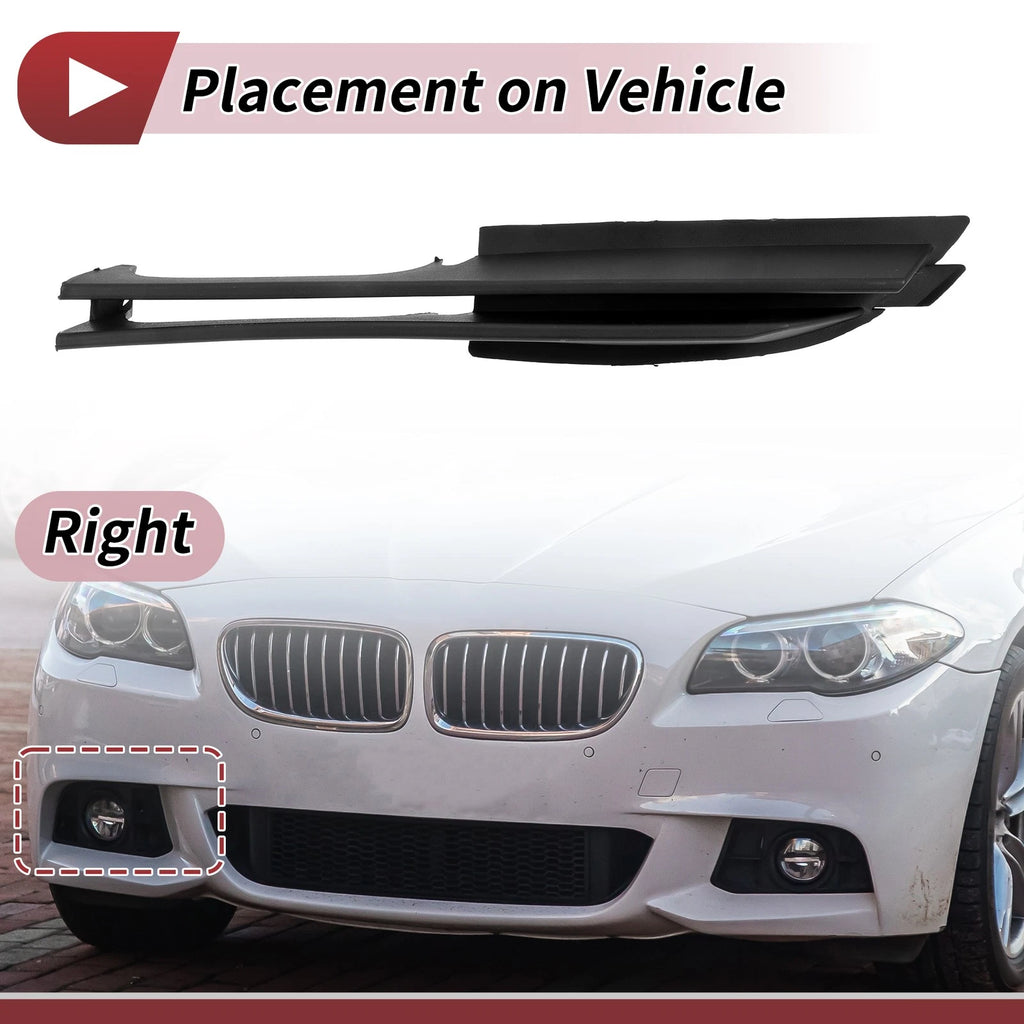 1 Pc Fog Light Grill for BMW 320i (2002–2005) No. 51117032614 Black