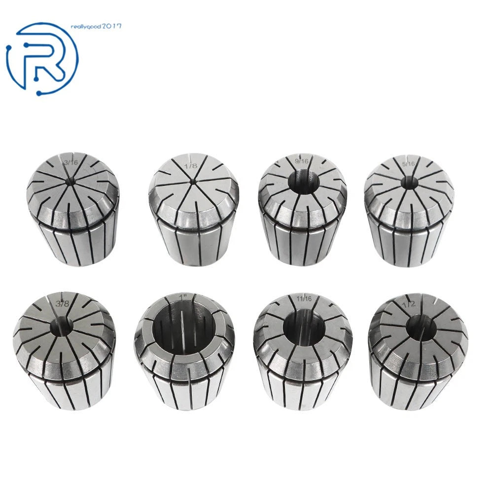 17Pcs Spring Collet Chuck Set for All Milling & Drilling