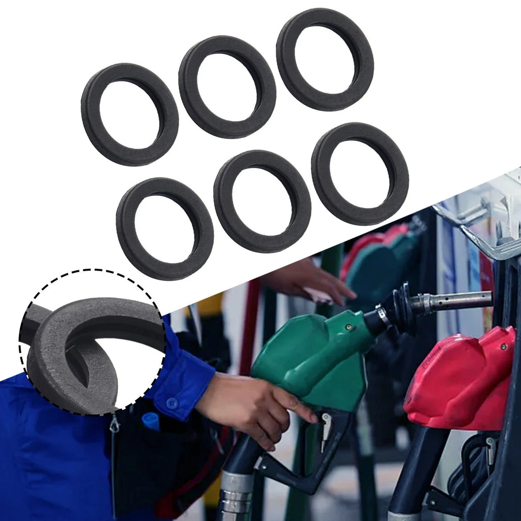 6pcs Rubber Gasket for Gott Gas Can Spout (Nozzle Replacement)