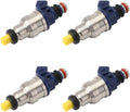 Fuel Injector Set of 4 for Mitsubishi Eclipse Galant 2.4L (MDH275 MD175078 MD193266)