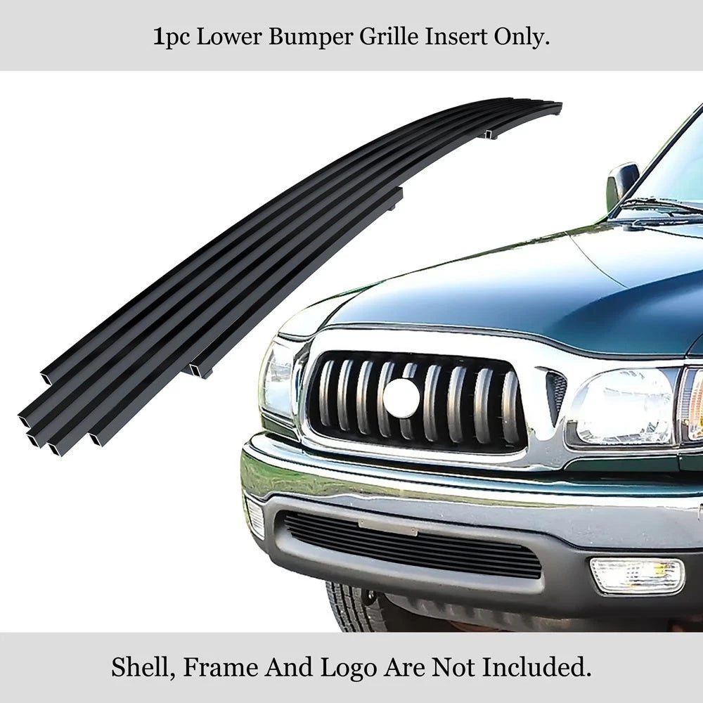 Stainless Black Billet Grille Insert for Toyota Tacoma 2WD (2001-2004)