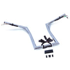 Chrome 16" Prewired Handlebar for Harley FLHRC Classic (2008–2013)