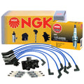NGK Ignition Coil Wires & 6 G-Power Platinum Spark Plugs for Ford Mazda 3.0 V6 (2000–2006)