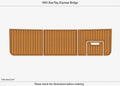 Seadek Swim Platform Pad for Sea Ray Express Bridge (1993) - EVA Foam Flooring