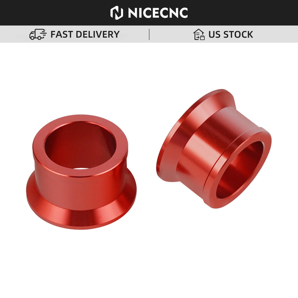 CNC Rear Wheel Spacers for Honda CR125R CR250R CRF250R CRF450R (2005–2007)