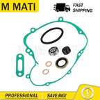 Water Pump Bearing Seal & Cover Gasket Rebuild Kit for Kawasaki KX60 KX80 (1985–2003)