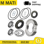 Rear Brake Drum Bearing Seals Kit & Shoes for Honda Foreman Rubicon 500 (2001–2014)