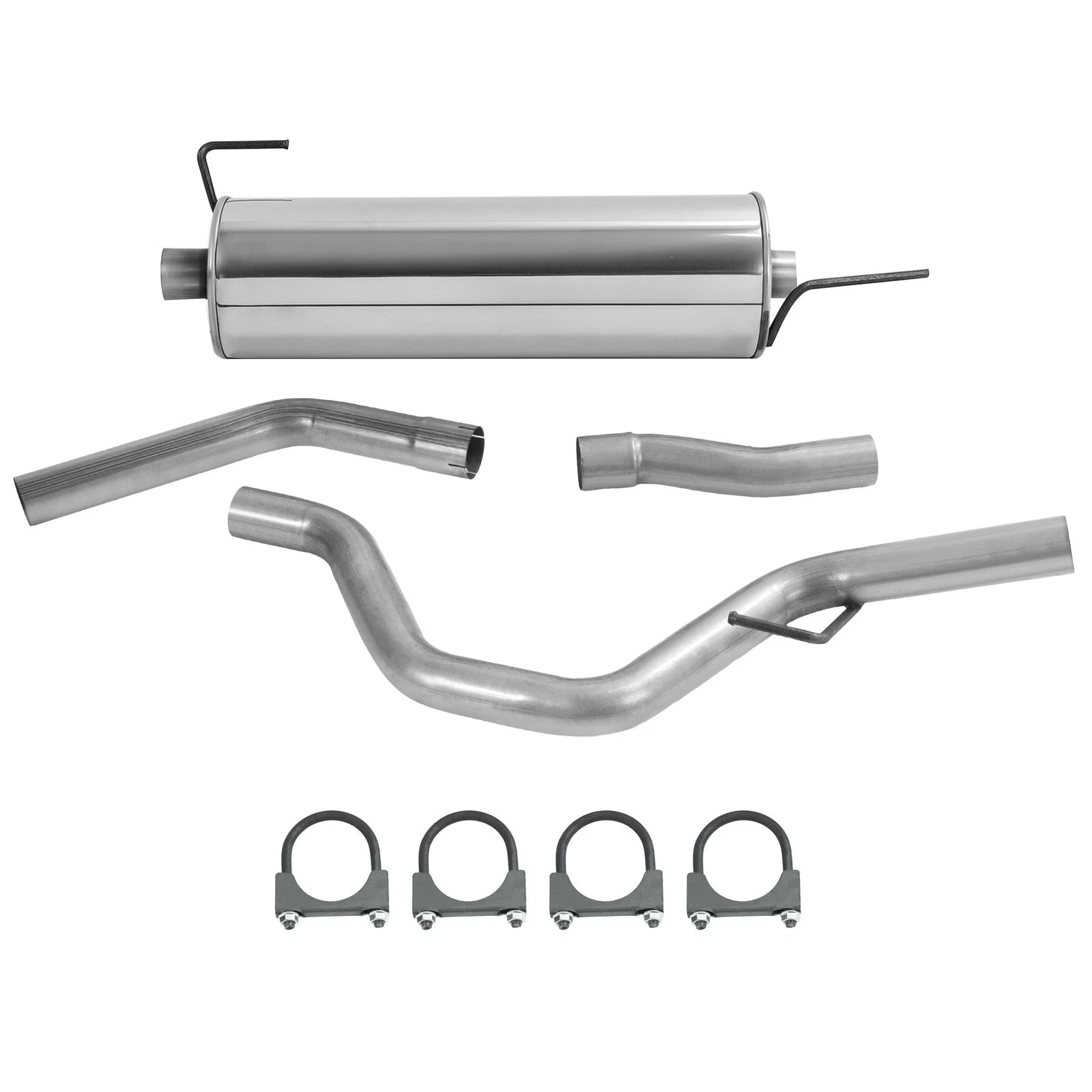 Exhaust Middle Pipe, Muffler, Tail Pipe for Ford F-150 (2004–2008)