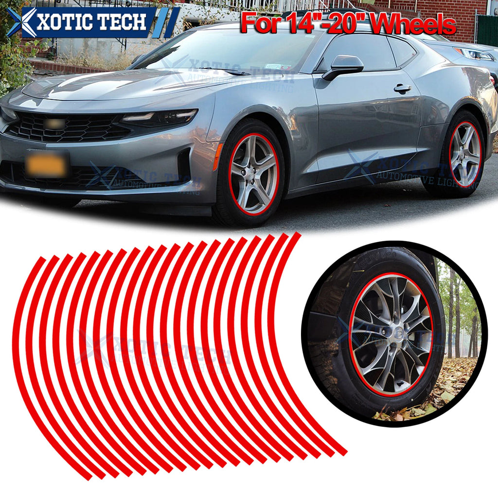 Reflective Vinyl Wheel Rim Decal Tape Stripe for Chevy (2014–2020)