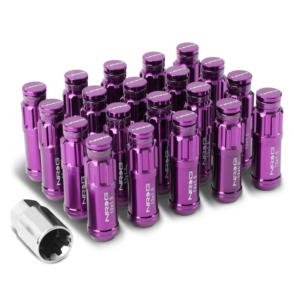 20Pcs M12 x 1.5 Close End Spline Drive Lug Nuts for NRG (Fits )