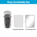 Sunroof Sunshade for Tesla Model Y (2020–2023) - UV Blocking Front & Rear