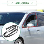 1Pc Front Left Door Window Run Channel Seal Strip for Honda Fit (2007–2019) No.72275TF0003