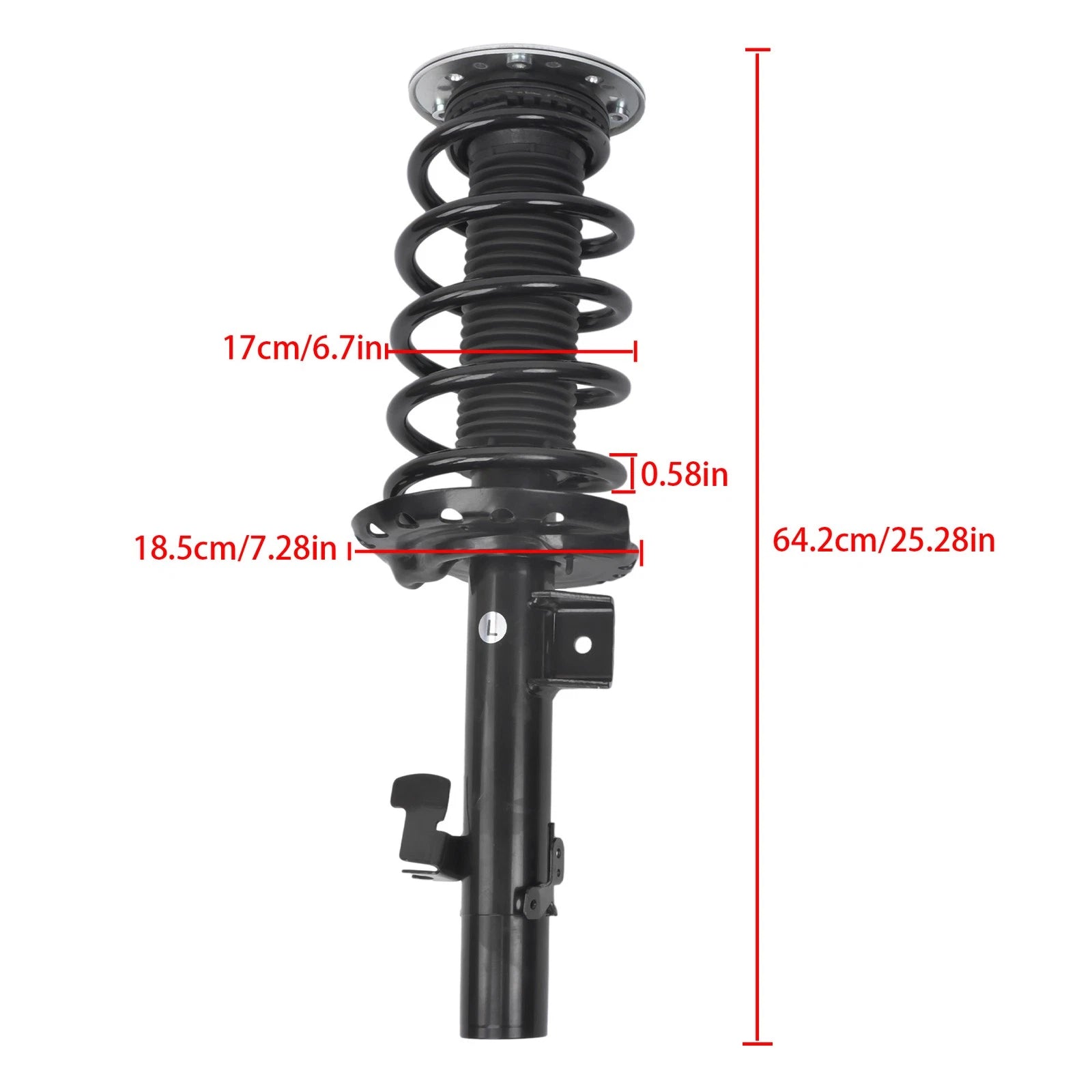 2X Front Shock Absorber Struts for Range Rover Evoque (2012-2019)