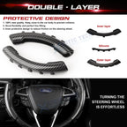 Steering Wheel Grip Touch Cover ABS Trim With Silicone Button Layer for Dodge (2011-2024)