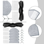 Main Side Brush Filter and Mop Cloth Pack for Haier HSR M3 (2019–2023)