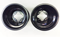 DWT Black A5 Rolled Lip Rear Wheels for TRX 250R 450R LTR KFX (PAIR) 10x8 4/110