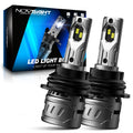 2X Novsight 9007 HB5 LED Headlight Bulbs Conversion Kit 6500K 13000LM for