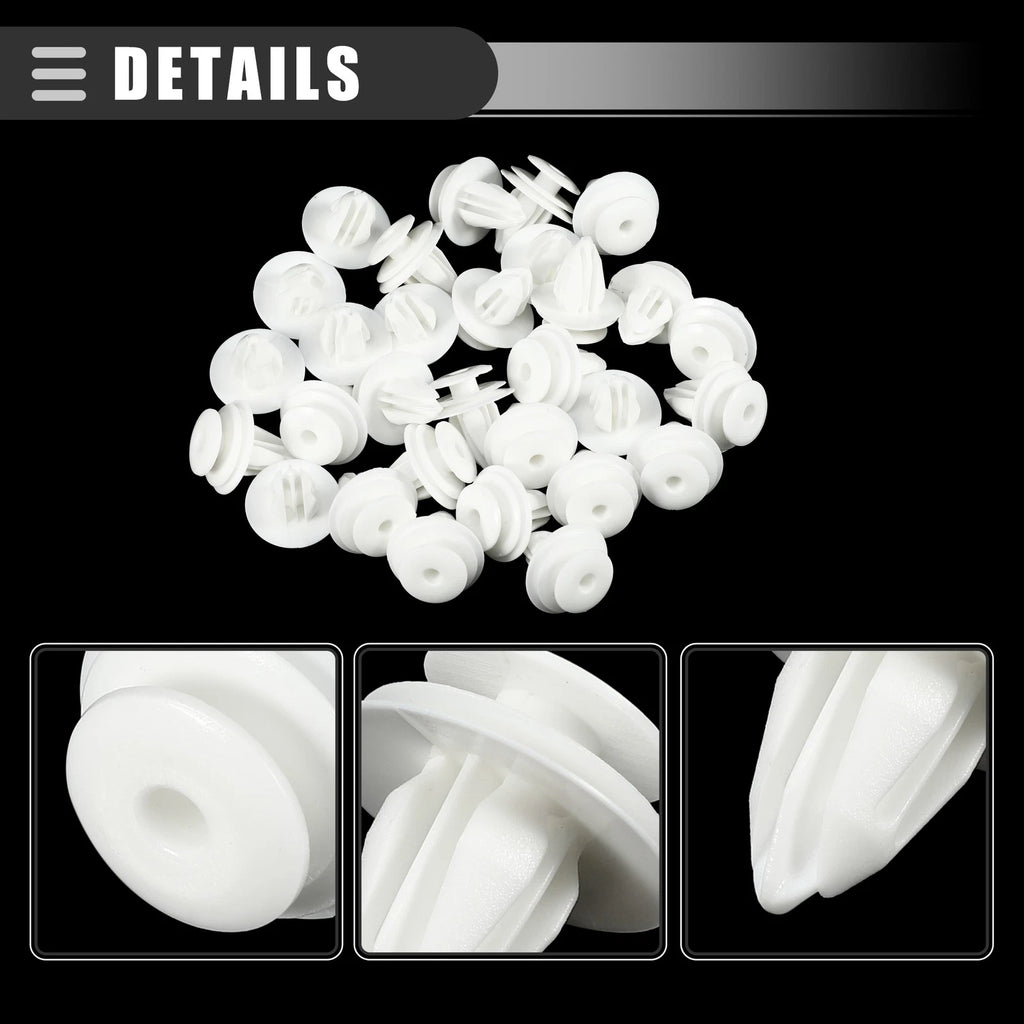 30 Pcs Door Trim Panel Push Clips for Nissan (No. 0155309791)