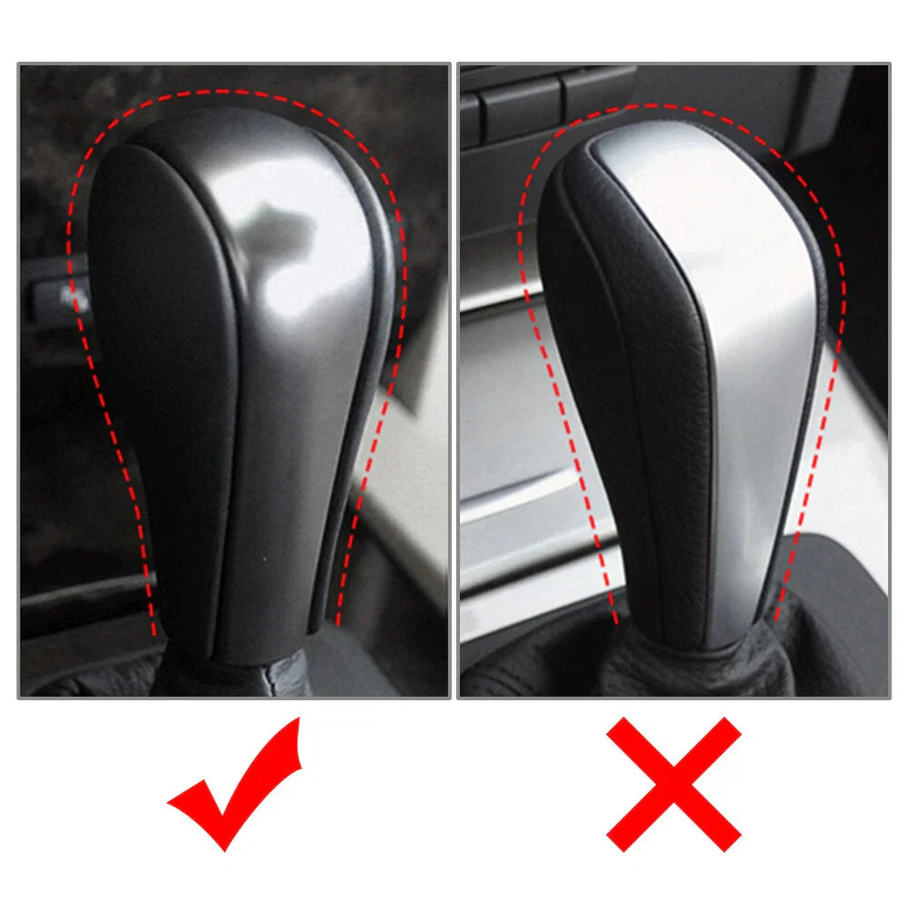 Gear Shift Knob Cover Trim for BMW 3 5 Series X3 X5 E60 E61 E90 E92 E93 (2006-2013)
