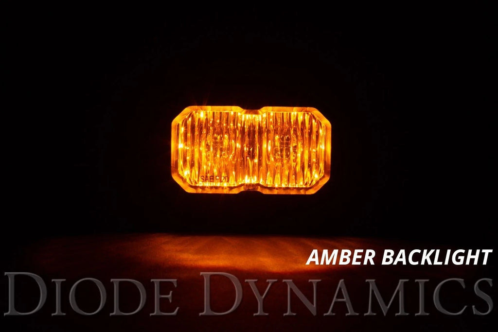 LED Driving Pod Lights SAE Yellow Standard C2 1.0 for Diode Dynamics (2000–2000)