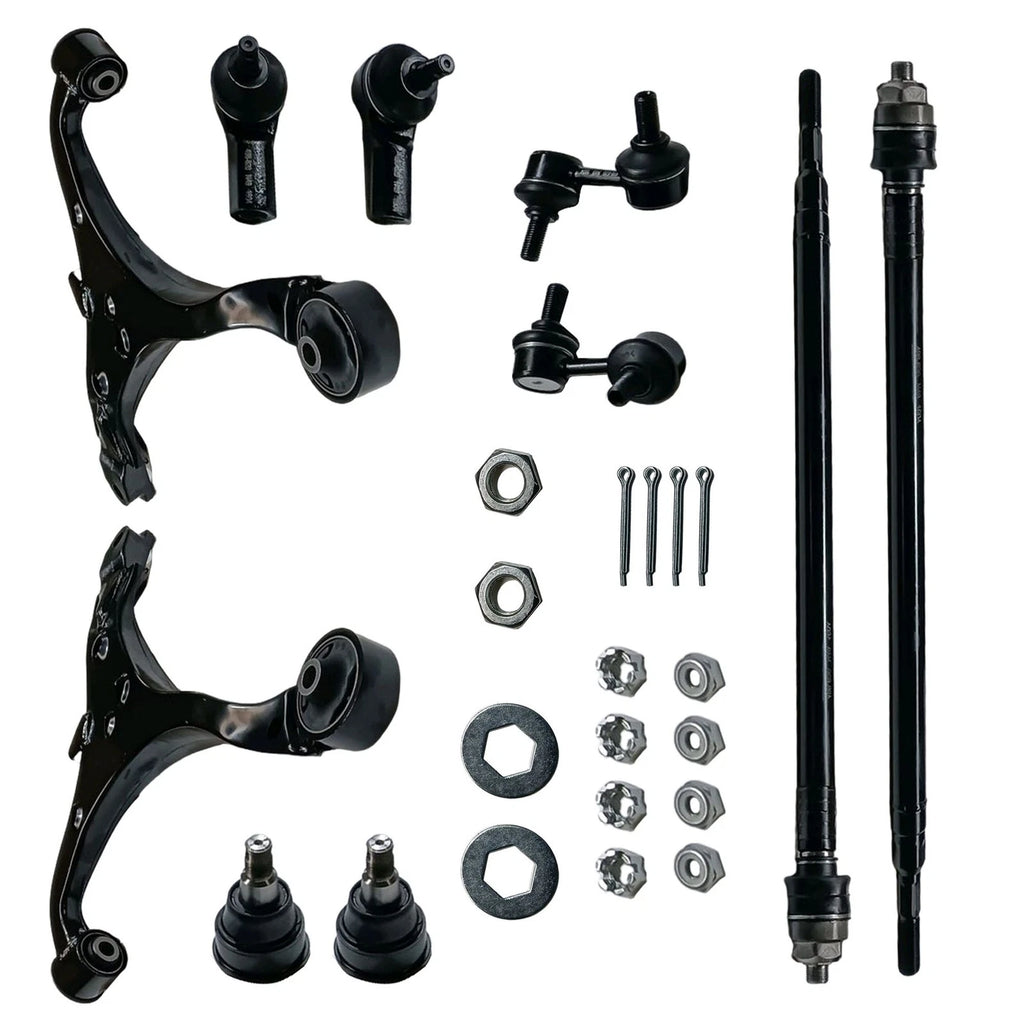 10pcs Front Lower Control Arms Sway Bars Tie Rods for Honda CR-V (2002–2006)