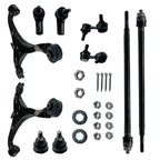 10pcs Front Lower Control Arms Sway Bars Tie Rods for Honda CR-V (2002–2006)