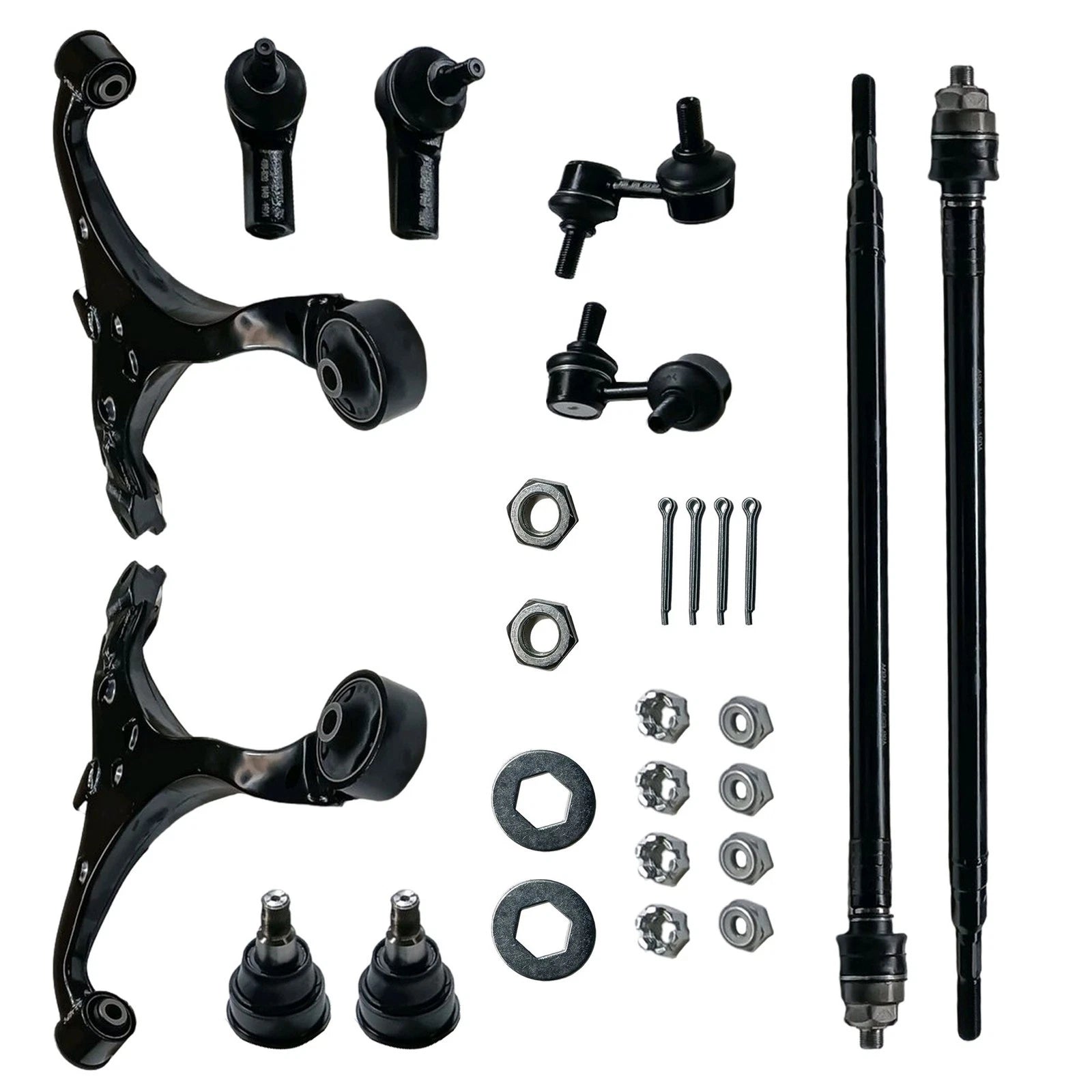 10pcs Front Lower Control Arms Sway Bars Tie Rods for Honda CR-V (2002–2006)