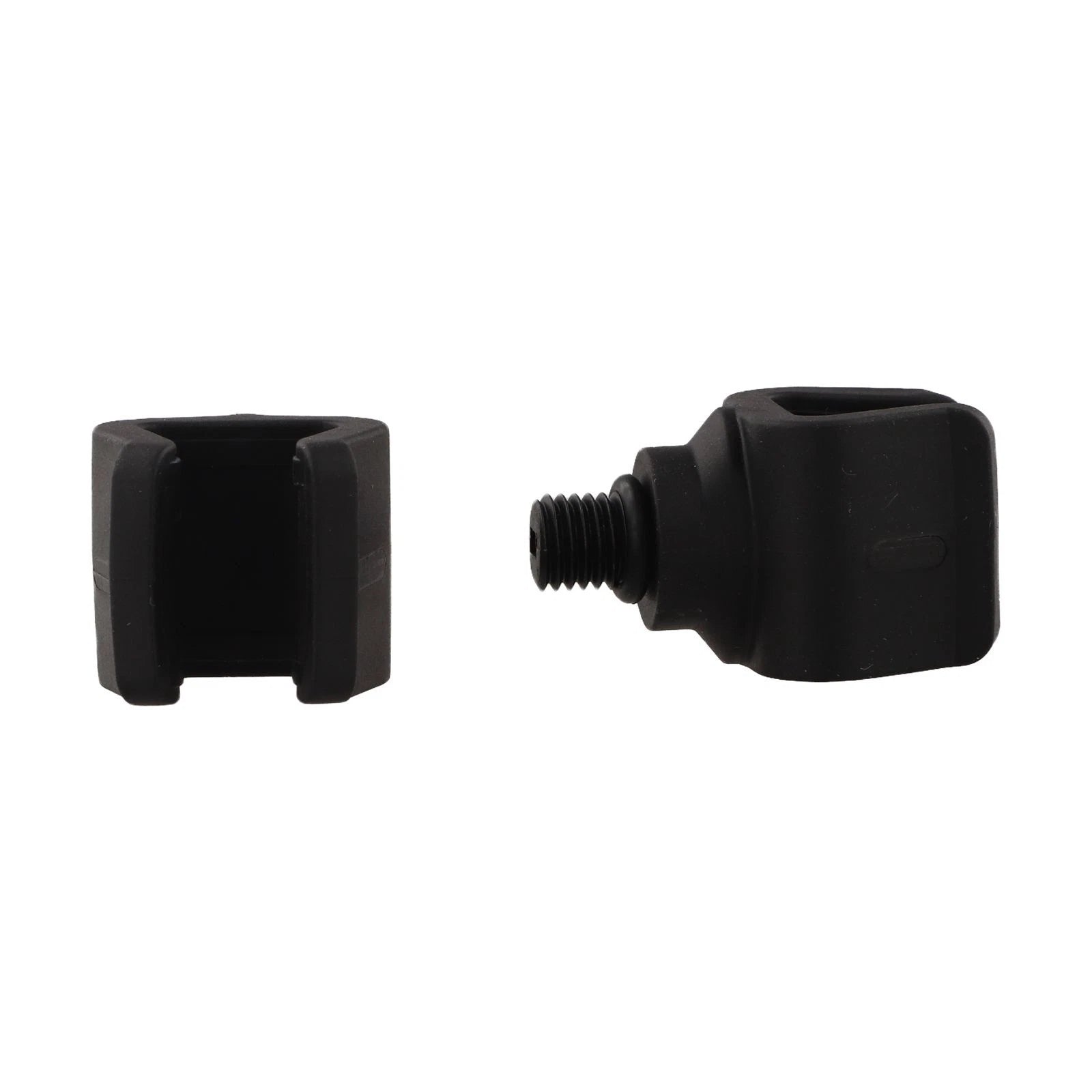 2X Non-Slip Carp Fishing Rod Rest Head with 38 Thread for Rod Holders