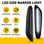2X Smoked LED Fender Side Marker Lights for BMW E90 (2006–2011)