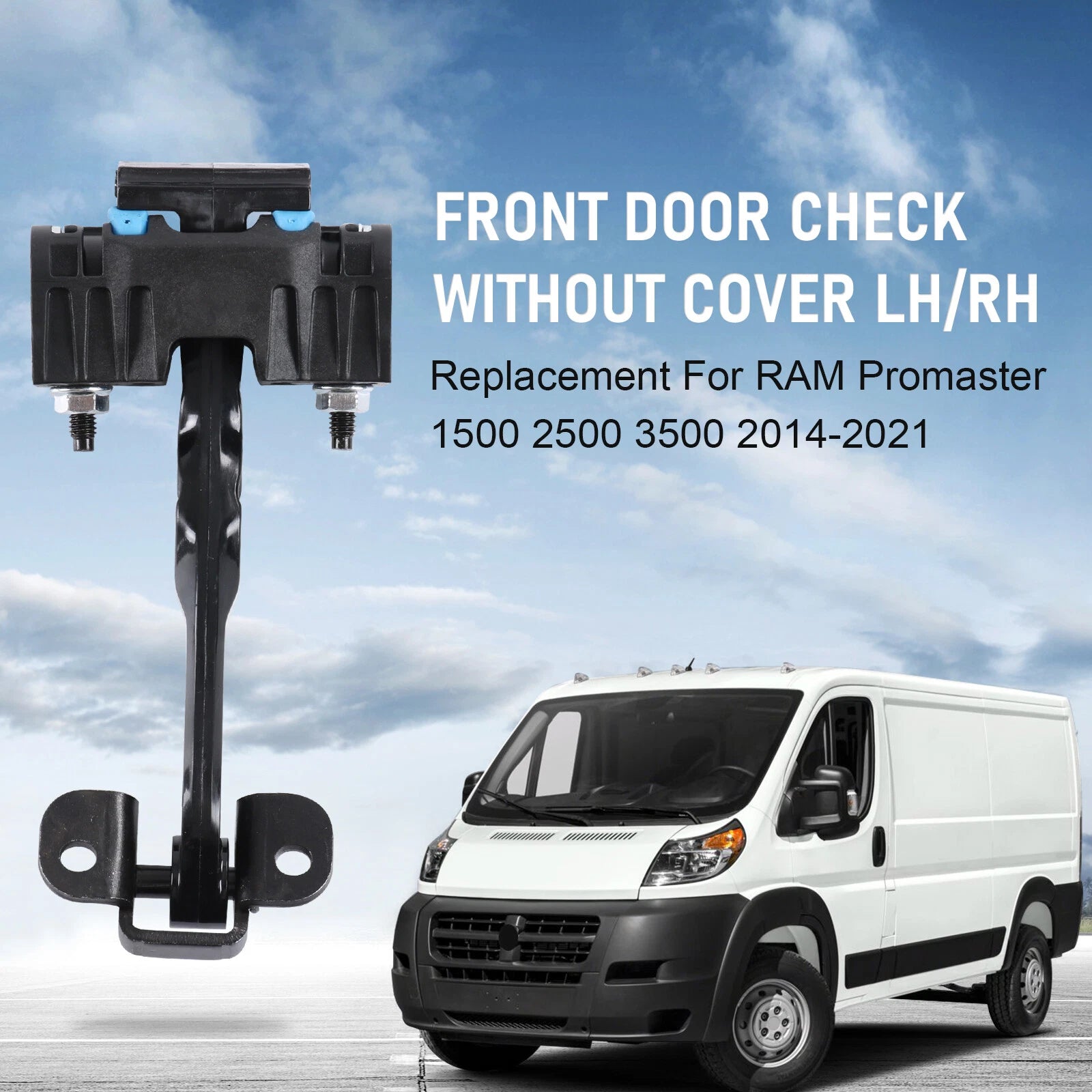 Front Door Check Strap for RAM ProMaster 1500 2500 3500 (2014-2020)