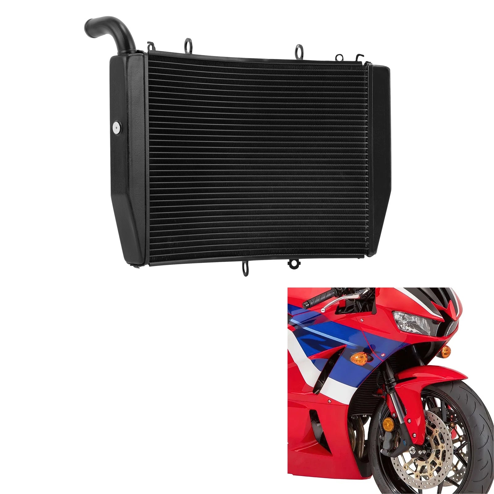 Radiator Cooler for Honda CBR600RR (2007–2026) 19 Aluminum