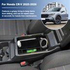Center Armrest Storage Box Organizer Tray for Honda CR-V (2025–2026)