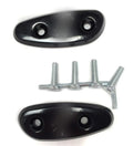 Mirror Block Off Base Plates for Suzuki GSX-R 600 750 1000 (2001–2004) Black
