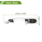 Exterior Door Handle for Hyundai Kia Silver Tone Rear Left (2011-2016)
