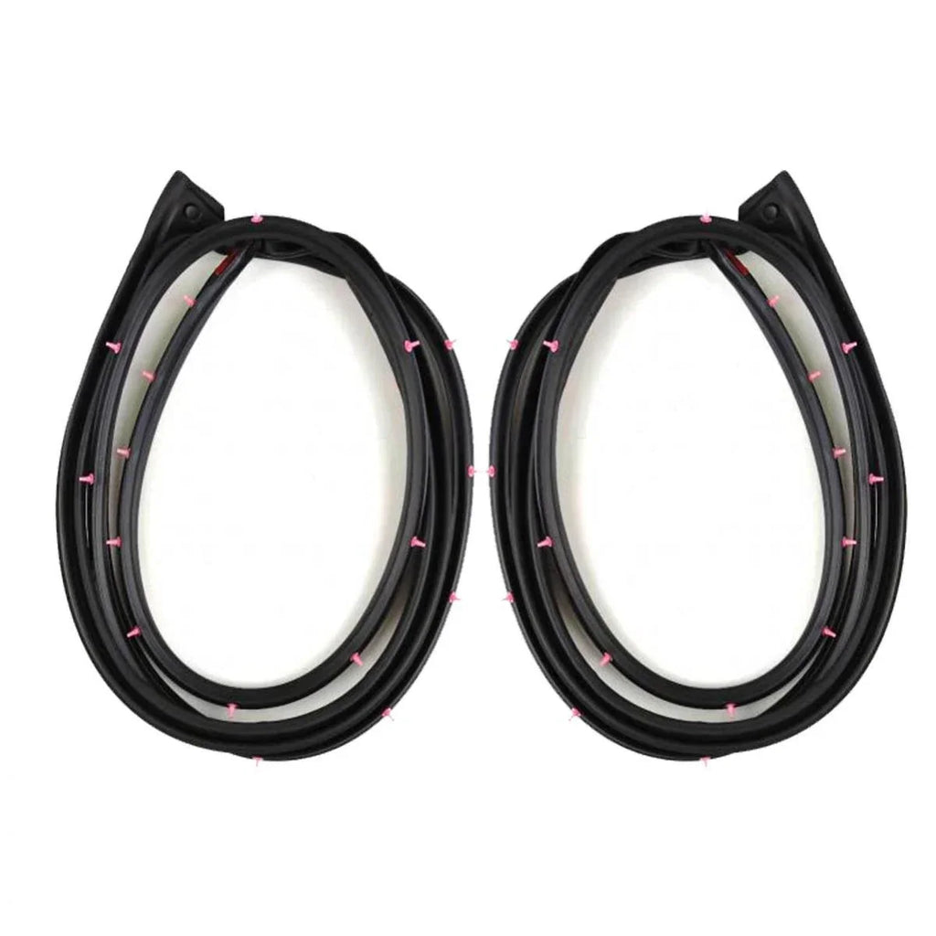 Door Rubber Seal Weatherstrip FL+FR Fits Toyota Vios NCP42 4D Sedan 2003-06 D05
