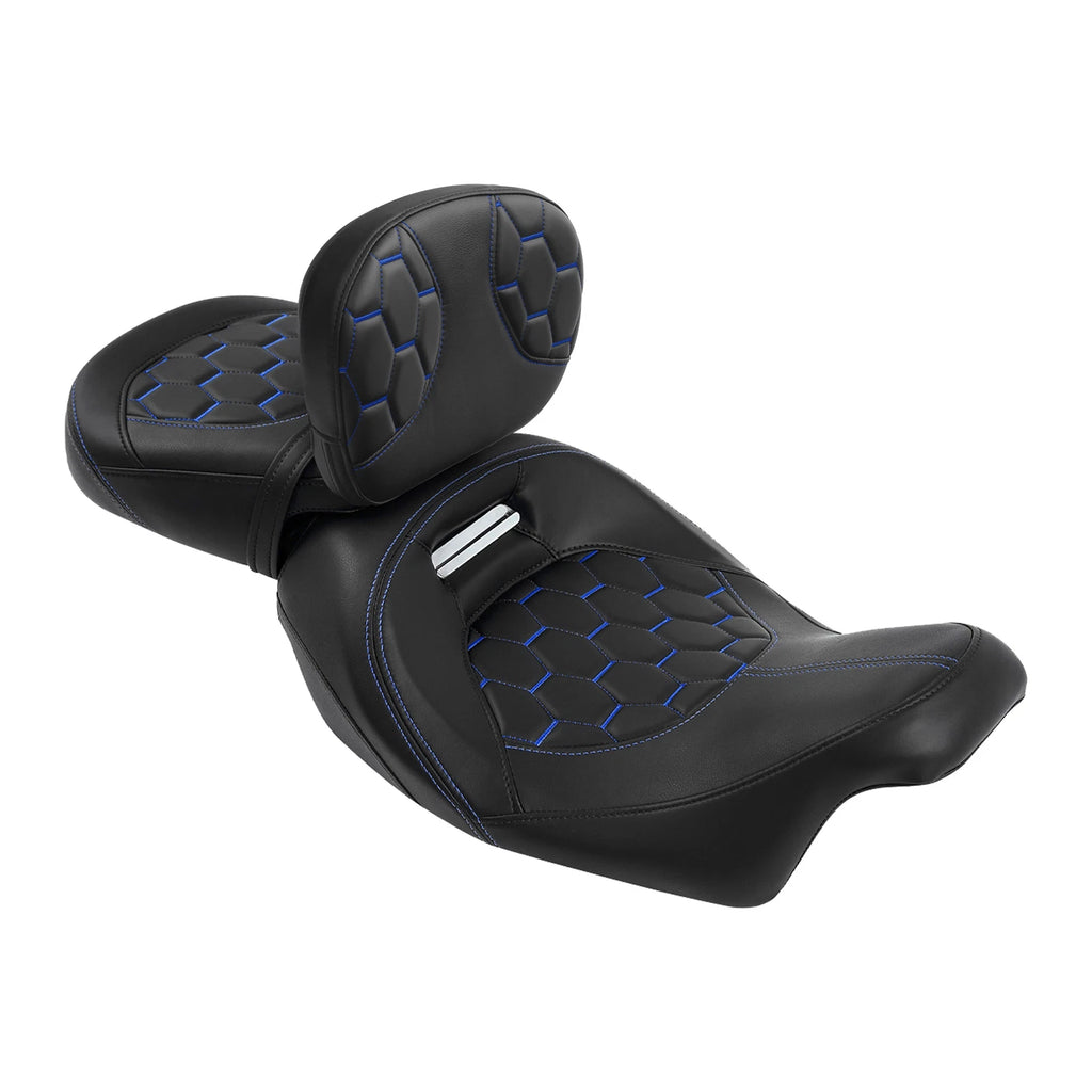 Driver Passenger Seats Backrest for Harley Touring Road King Glide (2009–2023)