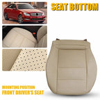 Front Driver Bottom Seat Cover for Mercedes Benz C300 (2008–2014) Tan Leather