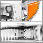 Chrome Clear Corner Bumper Turn Signal Light for Ford Explorer/Mountaineer (1995–2001)