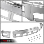 Chrome Front Bumper Face Bar for Chevy Silverado 1500 (2014–2015)