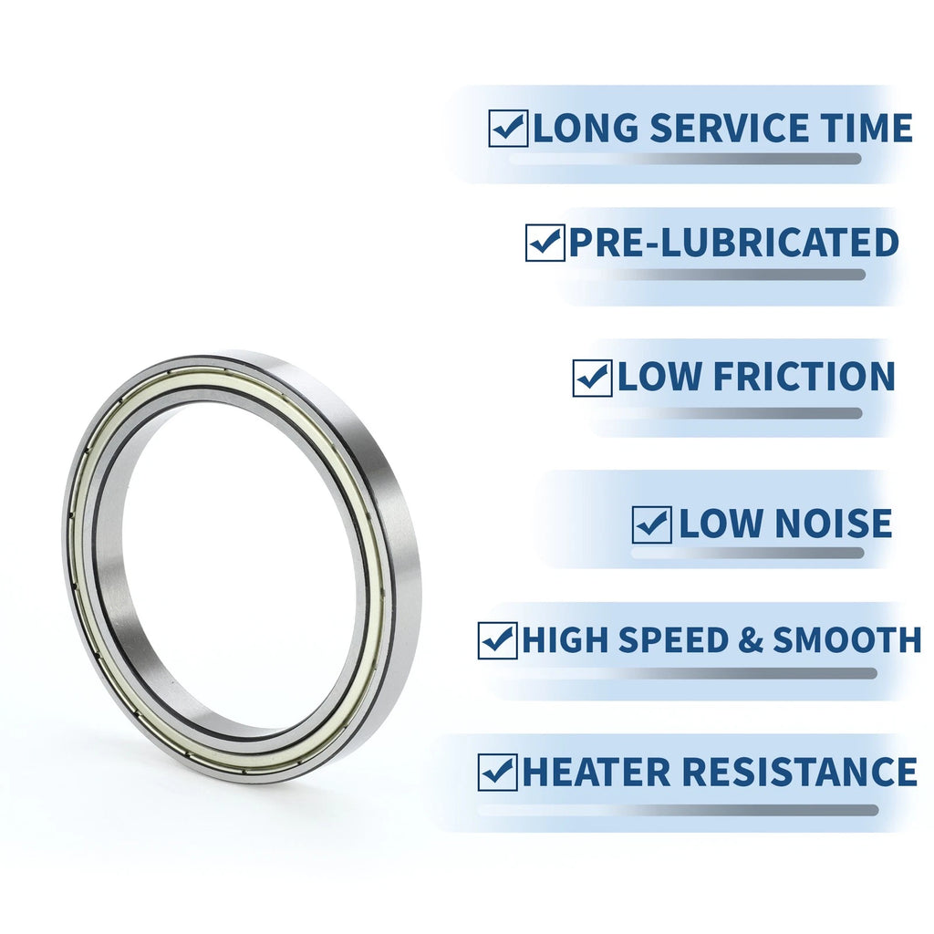 Deep Groove Ball Bearing 70x90x10mm for Scooter Skateboard (6814ZZ)
