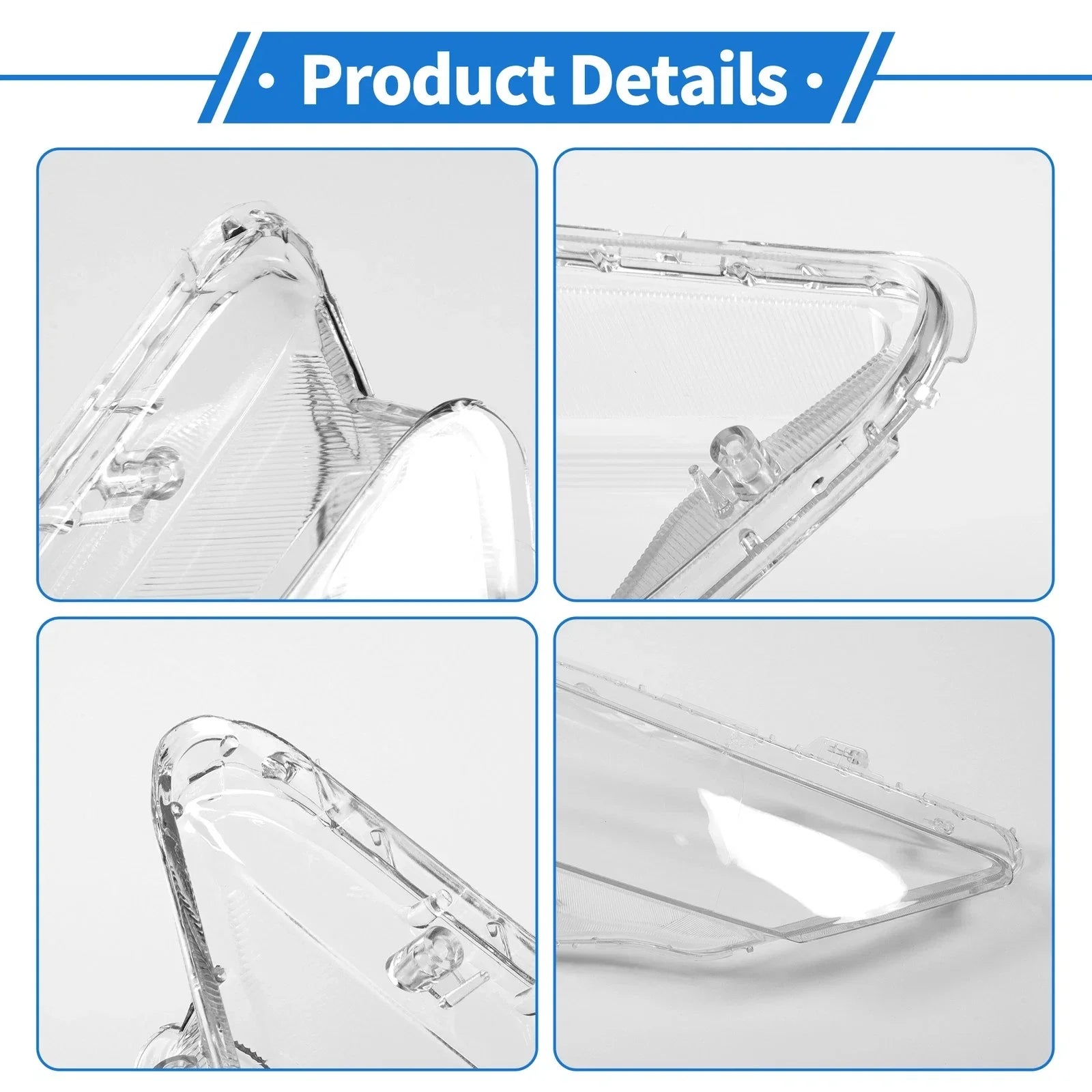 Car Front Left Headlight Lens Cover for Honda Crosstour (2011-2013)