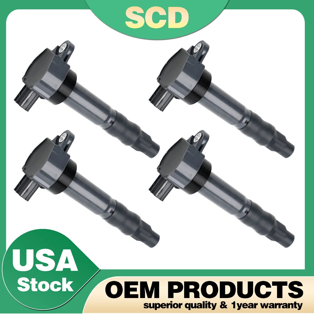 4X Ignition Coils for Mitsubishi Outlander Eclipse Galant Lancer 2.4L MR994643