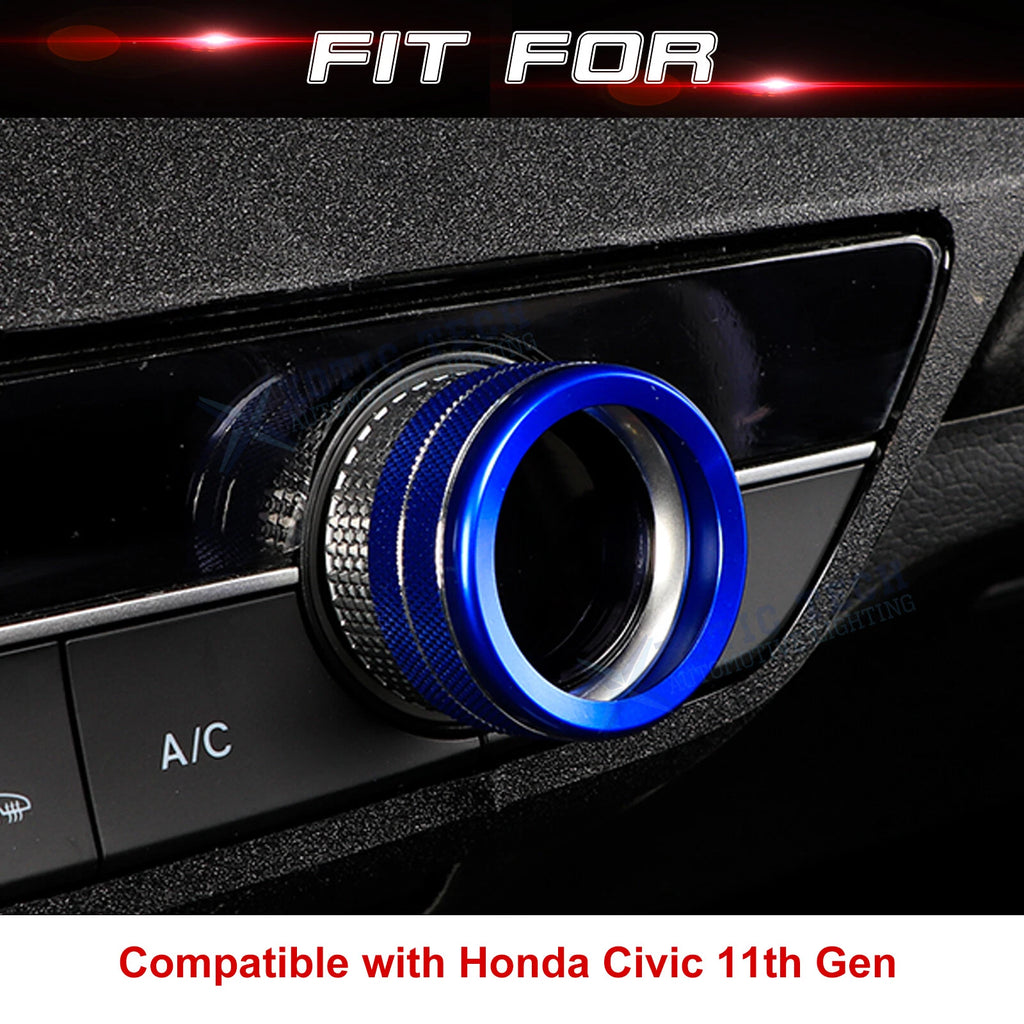 Center Console AC Climate Control Ring Cover for Honda Civic & Accord (2023-2025)