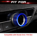 Center Console AC Climate Control Ring Cover for Honda Civic & Accord (2023-2025)
