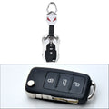 Silver 3-Button Key Remote Cover Case for VW Gran Lavida (2013-2017)