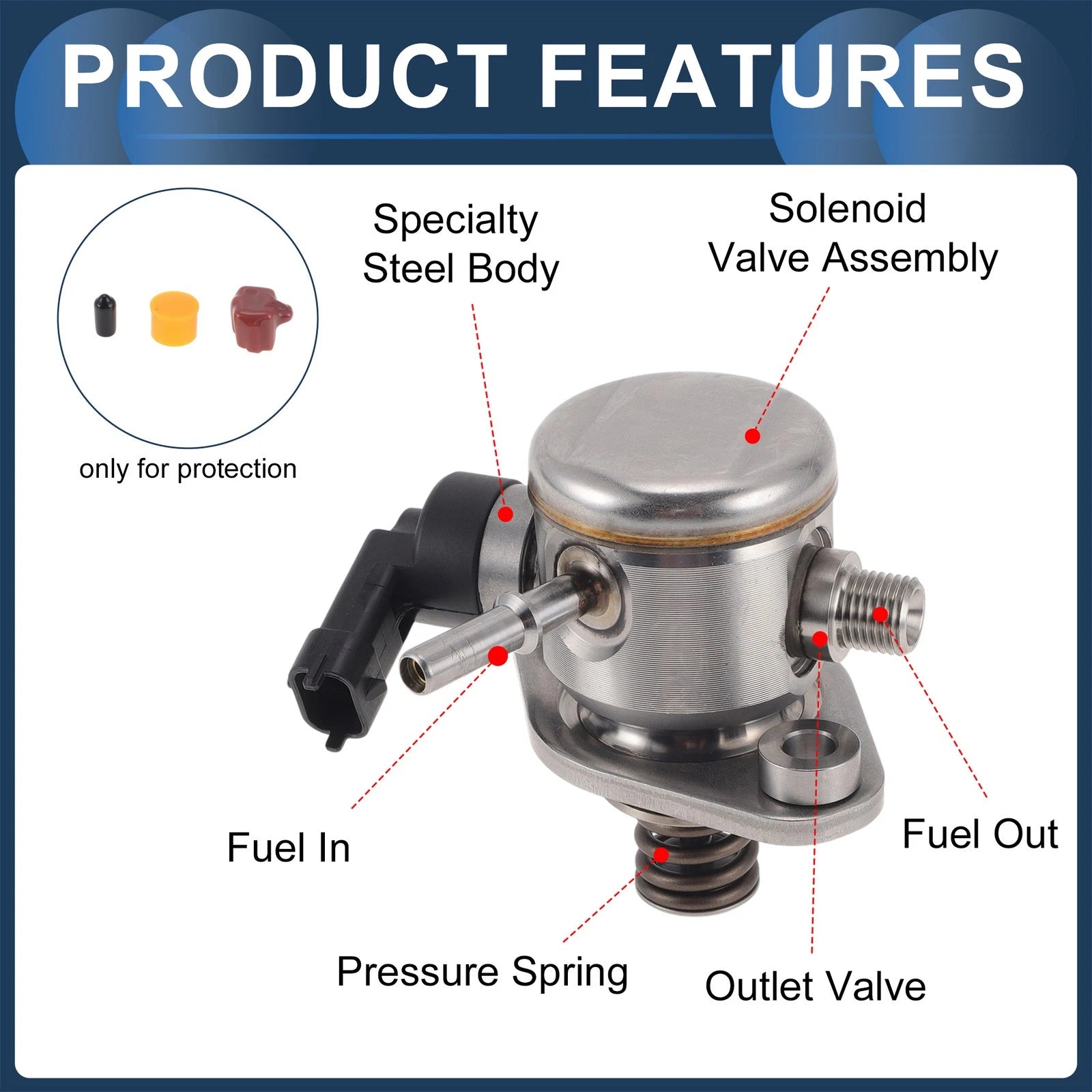 High Pressure Fuel Pump for Subaru Forester WRX (2014–2018) No. 16625AA040