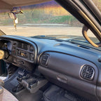 Black Dash Bezel Dashboard Cover for Ram 1500 (1998–2001) & Ram 2500/3500 (1998–2002)