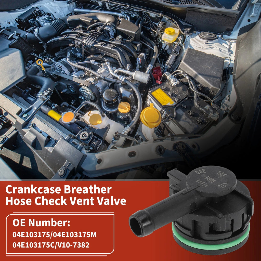 Crankcase Breather Hose Check Vent Valve for Audi A3 Q3 VW Golf (2013–2020) No. 04E103175